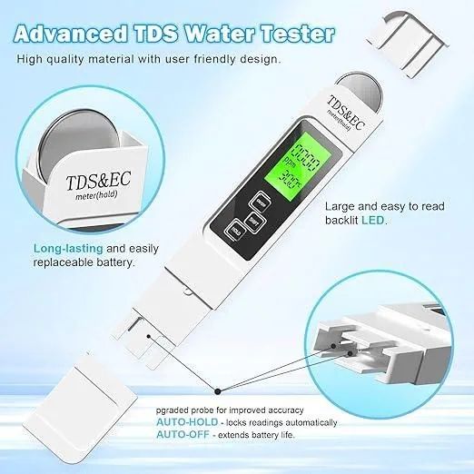 2025 All-New 4 in 1 Tds Meter Digital Water Tester - Image 3