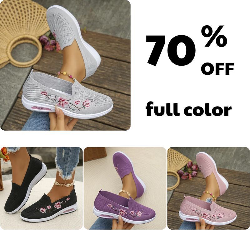 Hot Special Discount 70 OFFWomens breathable embroidered shoes soft comfortable - Image 27