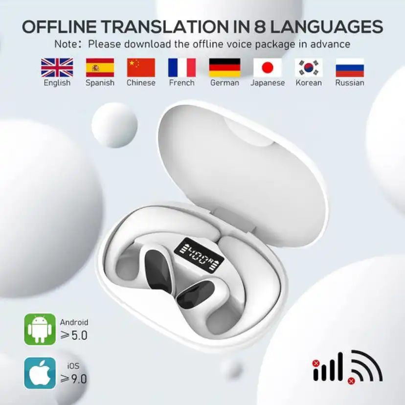 AilyMur v2 Translator Earbuds - Image 2