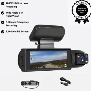 Enesy Front & Rear Dash Cam