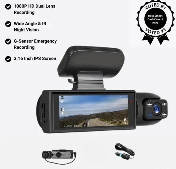 Enesy Front & Rear Dash Cam