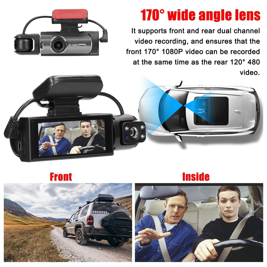 Enesy Front & Rear Dash Cam - Image 8