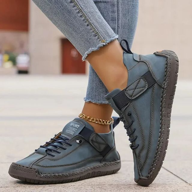 Last Day Promotion 49 OFF Womens Handmade Leather Orthopedic Comfy Shoes - Image 14