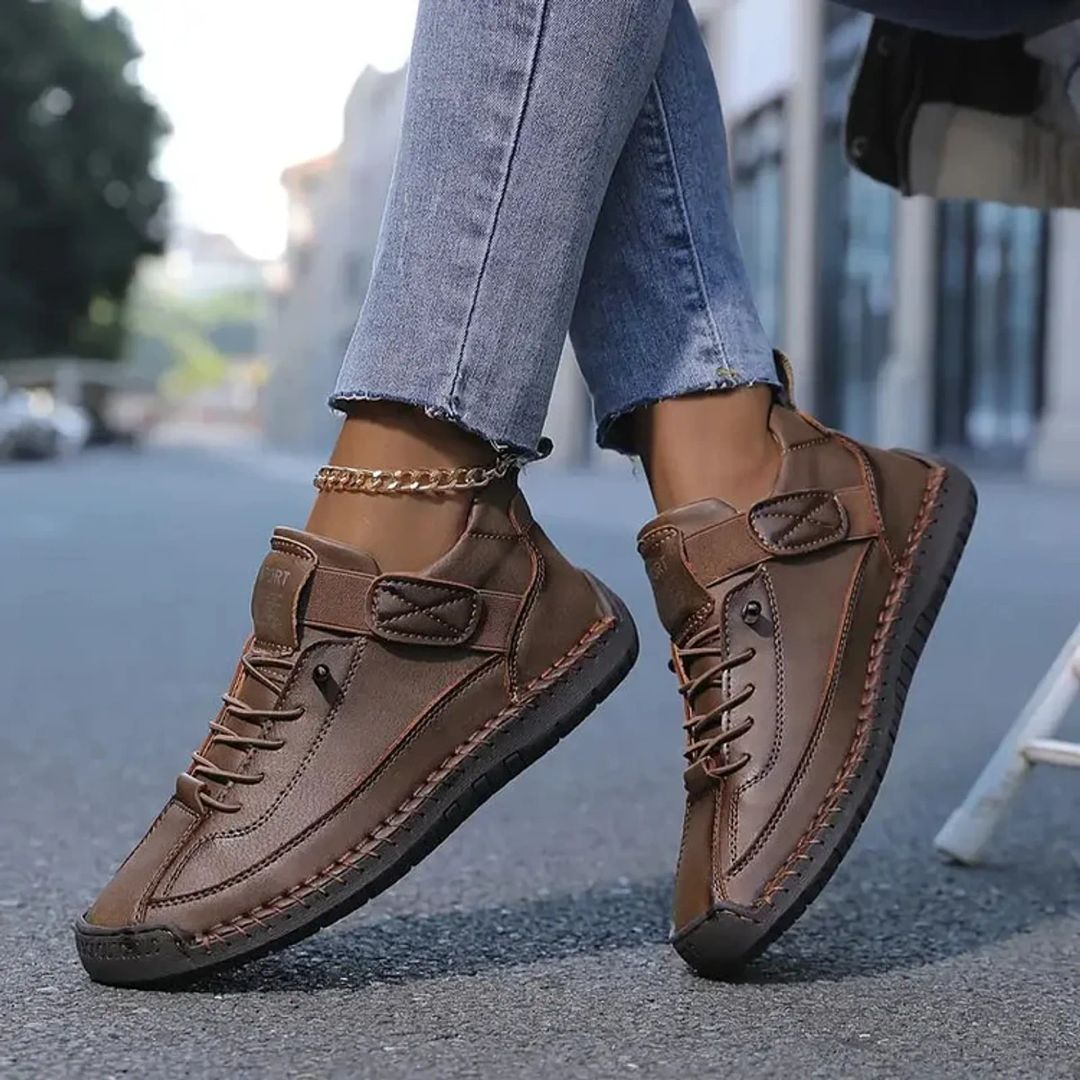 Last Day Promotion 49 OFF Womens Handmade Leather Orthopedic Comfy Shoes - Image 19