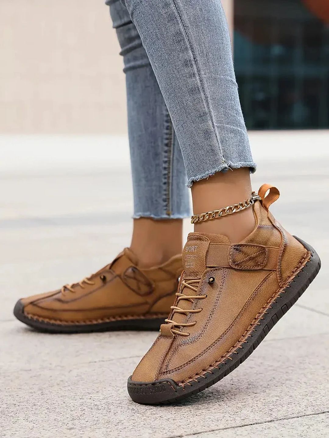 Last Day Promotion 49 OFF Womens Handmade Leather Orthopedic Comfy Shoes - Image 20