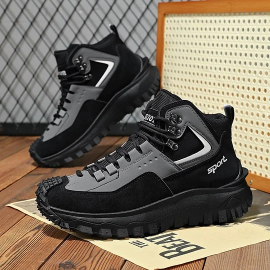 Limited Time Sale 50 OFF Mens Outdoor Hiking Boots Work boots- Waterproof Non-Sl - Image 3