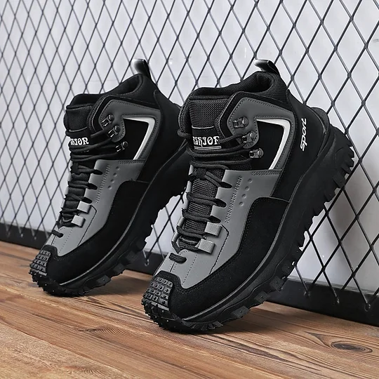 Limited Time Sale 50 OFF Mens Outdoor Hiking Boots Work boots- Waterproof Non-Sl - Image 11