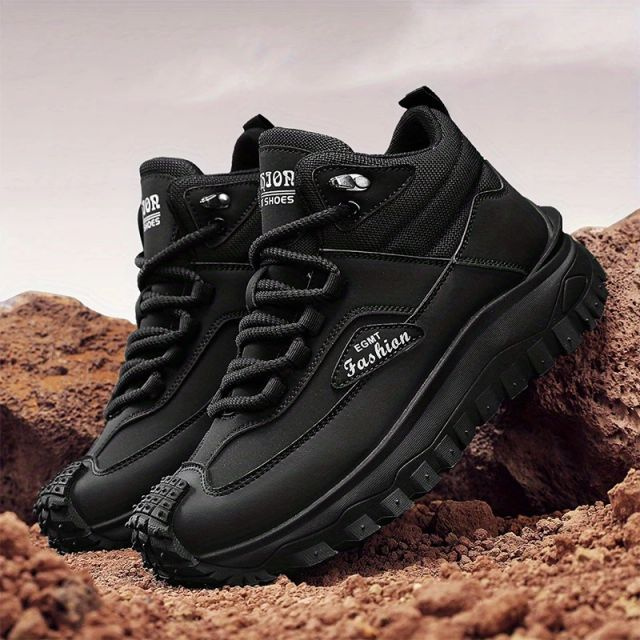 Limited Time Sale 50 OFF Mens Outdoor Hiking Boots Work boots- Waterproof Non-Sl - Image 12