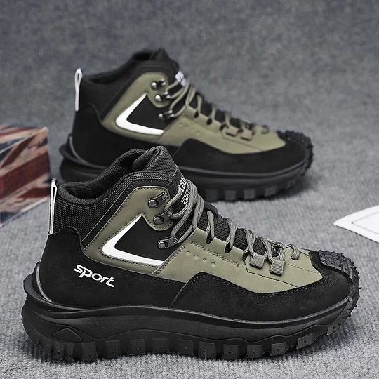 Limited Time Sale 50 OFF Mens Outdoor Hiking Boots Work boots- Waterproof Non-Sl - Image 18