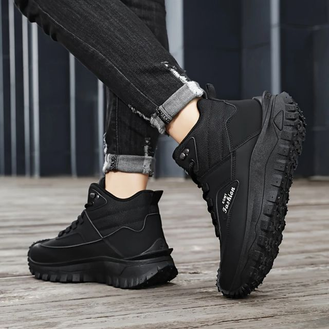 Limited Time Sale 50 OFF Mens Outdoor Hiking Boots Work boots- Waterproof Non-Sl - Image 20