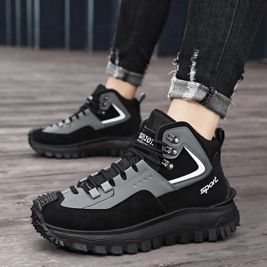 Limited Time Sale 50 OFF Mens Outdoor Hiking Boots Work boots- Waterproof Non-Sl - Image 24