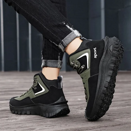 Limited Time Sale 50 OFF Mens Outdoor Hiking Boots Work boots- Waterproof Non-Sl - Image 27