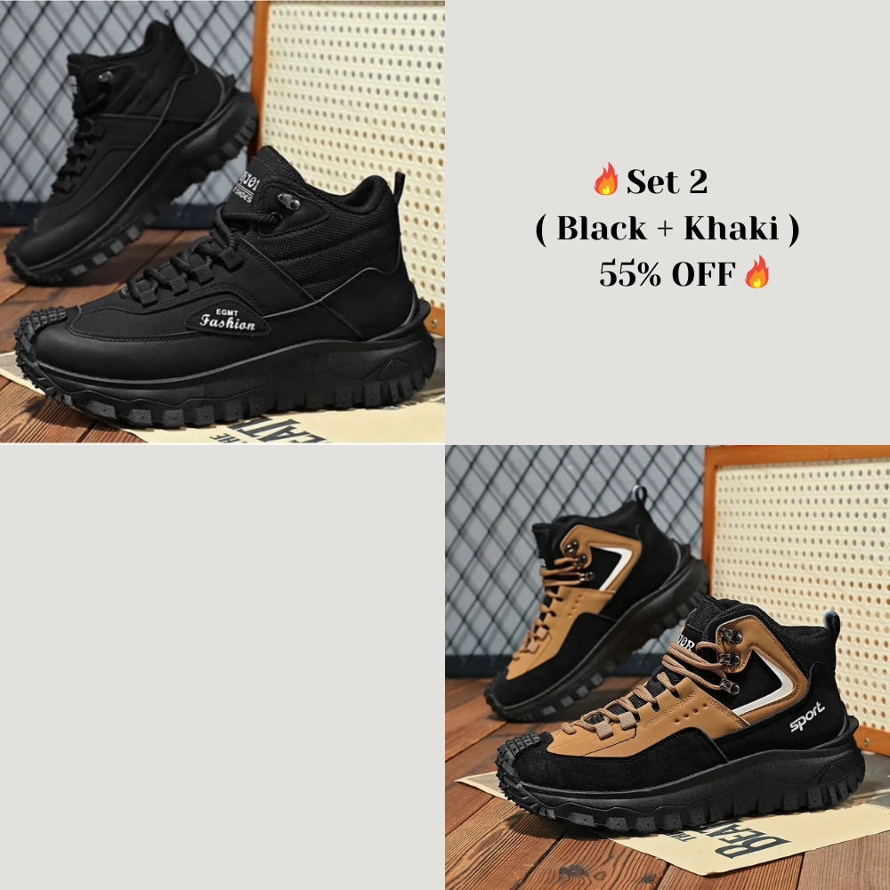 Limited Time Sale 50 OFF Mens Outdoor Hiking Boots Work boots- Waterproof Non-Sl - Image 29