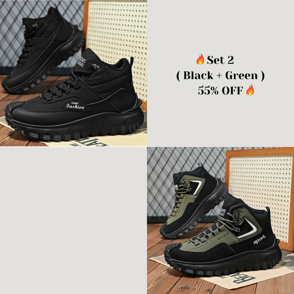 Limited Time Sale 50 OFF Mens Outdoor Hiking Boots Work boots- Waterproof Non-Sl - Image 30