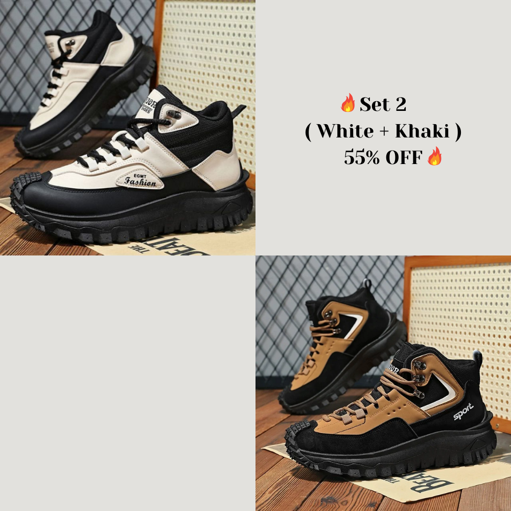 Limited Time Sale 50 OFF Mens Outdoor Hiking Boots Work boots- Waterproof Non-Sl - Image 32
