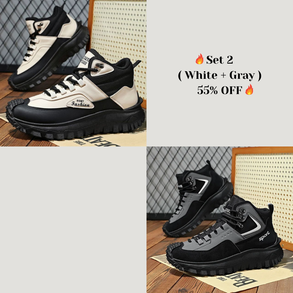 Limited Time Sale 50 OFF Mens Outdoor Hiking Boots Work boots- Waterproof Non-Sl - Image 34