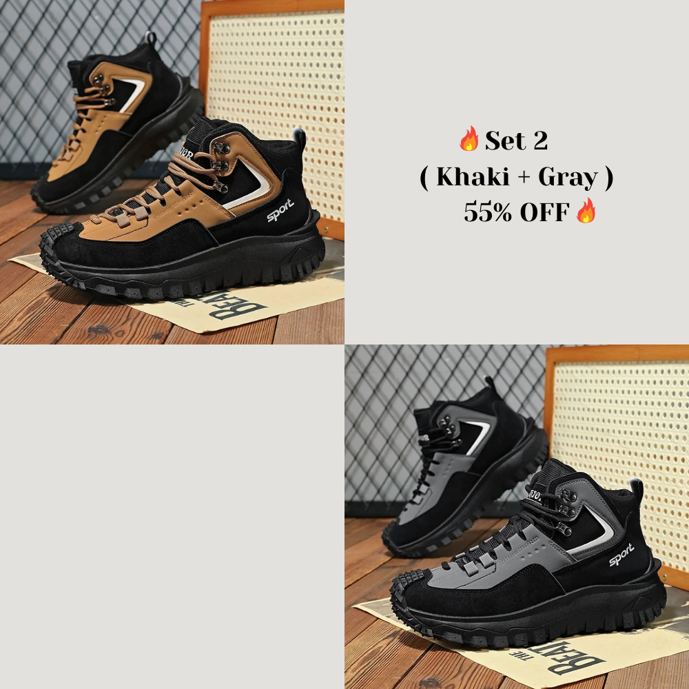 Limited Time Sale 50 OFF Mens Outdoor Hiking Boots Work boots- Waterproof Non-Sl - Image 36