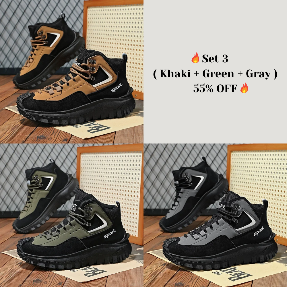 Limited Time Sale 50 OFF Mens Outdoor Hiking Boots Work boots- Waterproof Non-Sl - Image 38