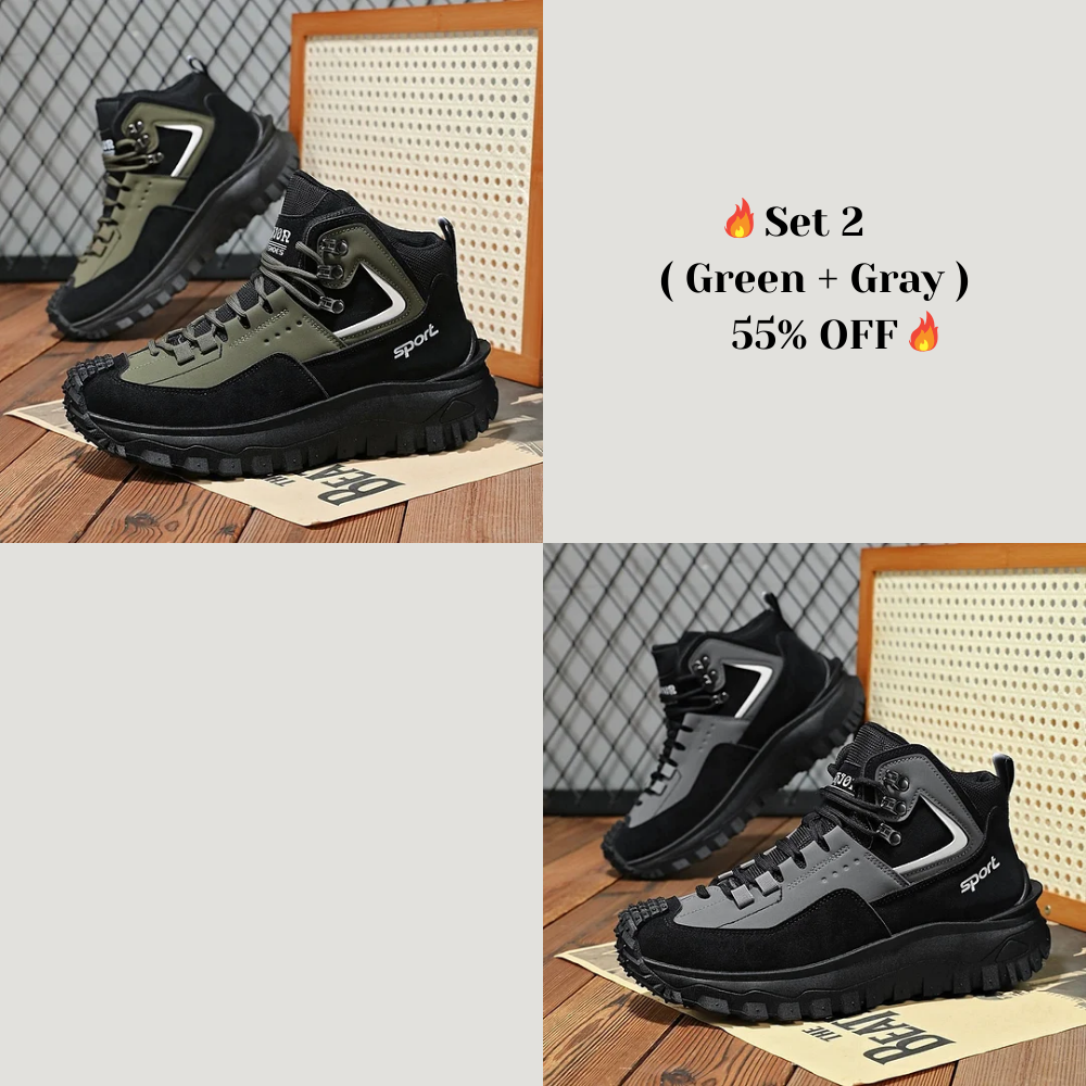 Limited Time Sale 50 OFF Mens Outdoor Hiking Boots Work boots- Waterproof Non-Sl - Image 39